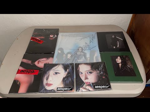 Aespa 4th Mini Album Drama Unboxing (Drama,Giant,Sequence,And Poster Ver)