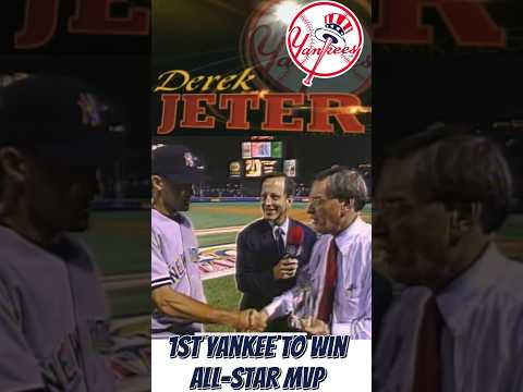 Derek Jeter 1st Yankee to Win #MLB All-Star Game Most Valuable Player Award #baseball