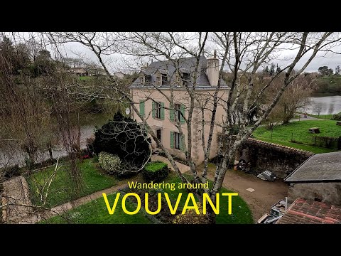 Wandering around Vouvant, Pays de la Loire, France. A tour of this "Les Beaux Villages de France"