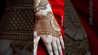 new mehndi design #handmehndi #fullhandmehndidesign #bridalmehndi #mehandi #youtubeshort