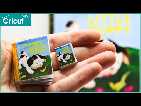 DIY Miniature Books with your Cricut | Dollhouse Printables Tutorial | Mini Brands