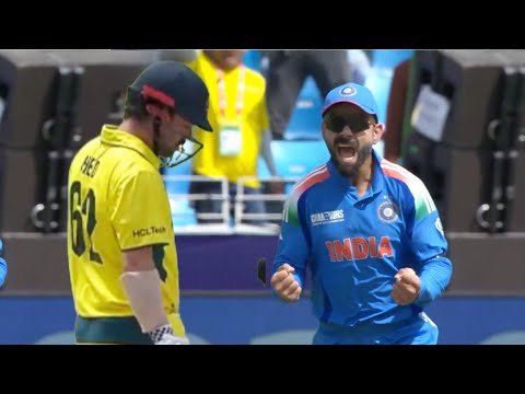 Virat Kohli crazy celebration after Varun Chakaravarthy rook Travis Head wicket, Shubman Gill catch