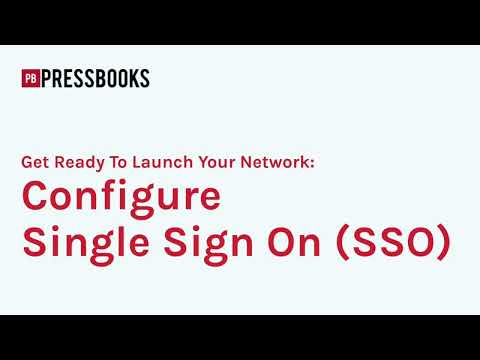 Configure Single Sign On