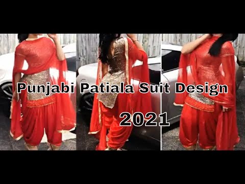 New Punjabi Patiala Suit Design 2021 :Beautiful Color Combination For Punjabi Suits