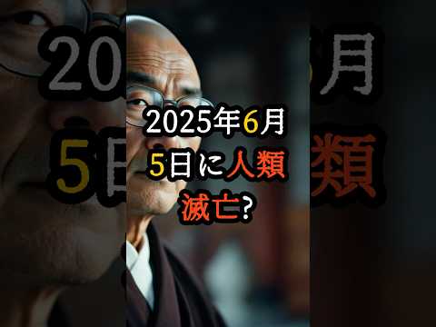 2025年6月5日に人類滅亡!? 2人の高僧が見た恐ろしい未来とは【 都市伝説 予言 オカルト スピリチュアル ミステリー 】