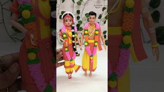 DIY Traditional Indian Bridal Dolls👩‍❤️‍👨💕💃💃Old Doll Makeover To Beautiful Wedding Couple🫰💕👩‍❤️‍👨