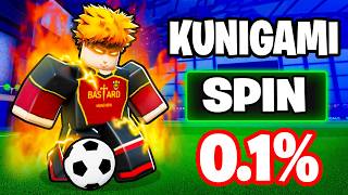 Unlocking 0.0001% RAREST STRIKER Kunigami in Blue Lock Rivals (Roblox)