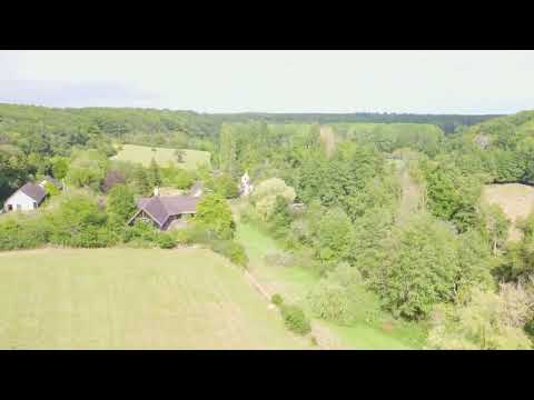 Vue aérienne du domaine "Grand Moulin"