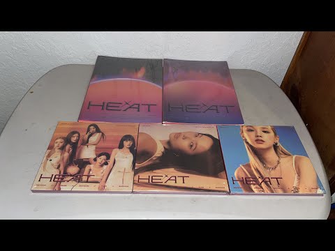 GI DLE Special Ep Heat Unboxing (Blaze, Flare Ver, & Group, Soyeon, Yugi Digipak Ver)