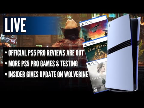 Official PS5 Pro Reviews Are Out | More PS5 Pro Games & Testing | Insider Gives Update on Wolverine