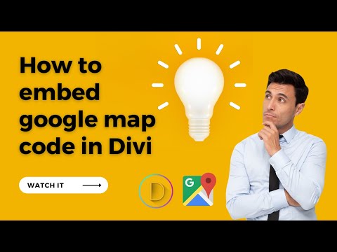 Divi - Adding Custom Google Map Code