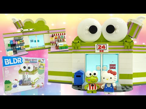 BLDR Hello Kitty and Friends  Keroppi Mart Blocks Speedbuild