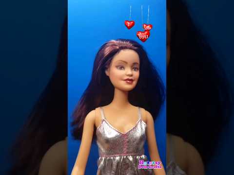 Doll Makeover from Blonde💛 to Brunette 🤎 (without reroot) | Barbie Transformation, Repaint, restyle💖