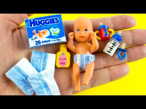 19 DIY Barbie Hacks and Crafts | Miniature Baby Soother, Baby Bottle, Spout Cup, Baby Oil, and more!