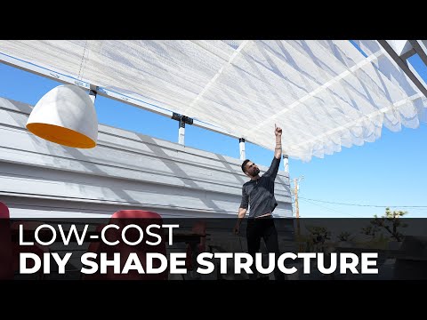 Low-Cost DIY Patio Shade System