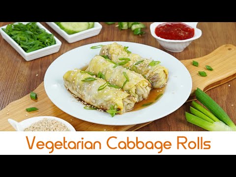 Vegetarian Cabbage Rolls | वेजिटेरियन कैबैज रोल