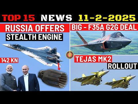 Indian Defence Updates : Russia Offers 142 Kn Stealth Engine,F-35 G2G Deal,Tejas Mk2 First Rollout