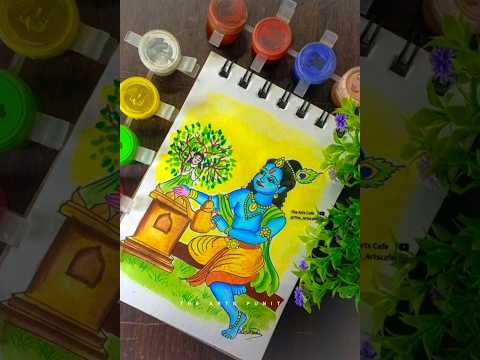 Tulsi Vivah special drawing 😍✨ || Krishna ji and mata Tulsi drawing ❤️ || #shorts #ekadashi