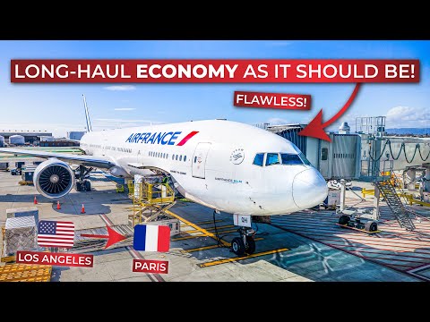 BRUTALLY HONEST | Flying Air France's Boeing 777-300ER in ECONOMY from Los Angeles to Paris CDG!