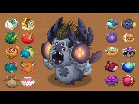 Amber Island - All New Monsters with Epic Pong Ping | All Eggs | My Singing Monsters