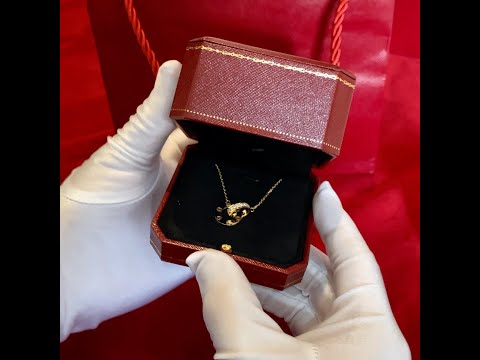 Unboxing Video | Cartier Love Necklace, Diamonds Yellow Gold