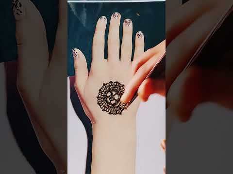 Easy Mandala Mehndi Design Trending Unique Mandala #mehnid #mandala #easyhenna #easymehndi #shorts