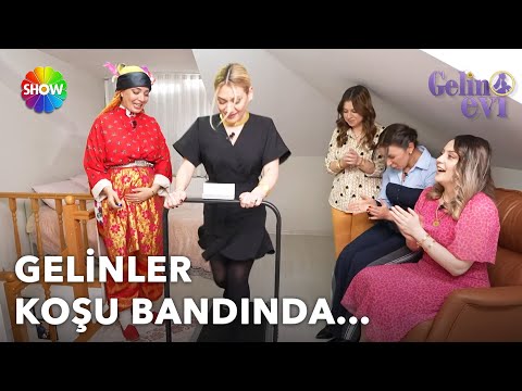 Ebrar Gelin topuklu ayakkabılarıyla koşu bandında! | Gelin Evi 1473. Bölüm