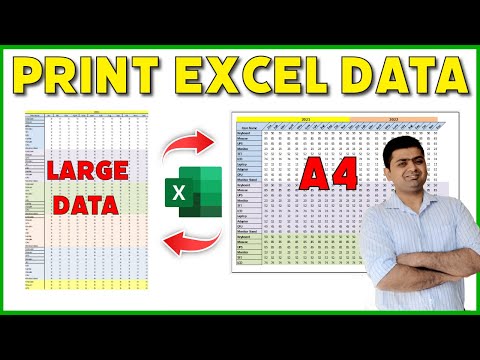 Excel Data Print in One Page || Excel Data Print Kaise Kare