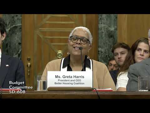 At Senate Budget Committee Hearing, Murray Emphasizes Need for Affordable Housing in WA State