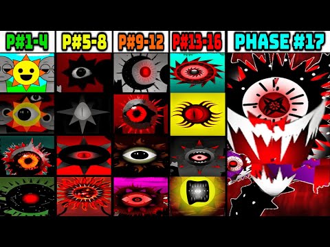 Phase 1 VS Phase 2 VS Phase 3-4 VS Phase 5 VS Phase 6 VS Phase 7-11-17 in Incredibox Sprunki Mix !