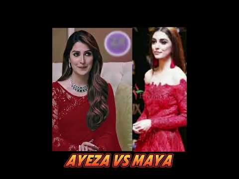 "Ayeza Khan vs Maya Ali: Pakistani Actresses Ki Style War – Kaun Jeetay Ga?"