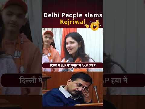 Delhi People slams Kejriwal 😅