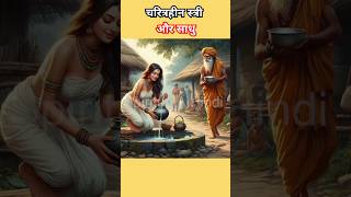 चरित्रहीन स्त्री और साधु की कहानी, #aishorts #aivideoproduction #spiritualaihindi, #youtubeshorts