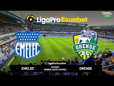 EMELEC VS ORENSE LIGAPRO ECUABET FASE 2 FECHA 5 Narración En Vivo #90Minutos Radio TV