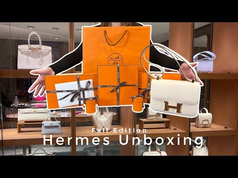 Hermès Unboxing Fall Collection | My FIRST Hermès Ready-to-Wear | What I got for my CONSTANCE 23?