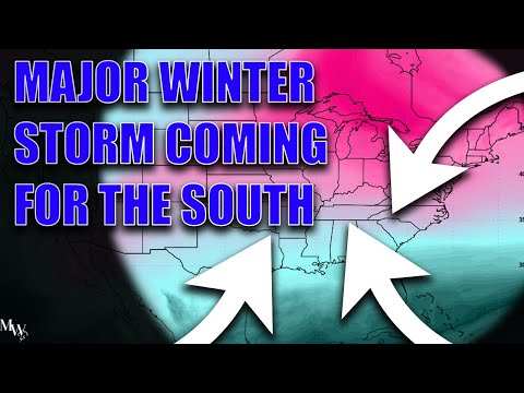 Major Winter Storm Coming For The Deep South! Heavy Snow & Ice Expected!