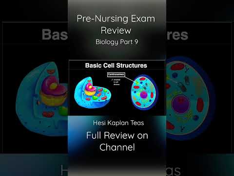 Pre-Nursing Exam Review |Biology Part 9