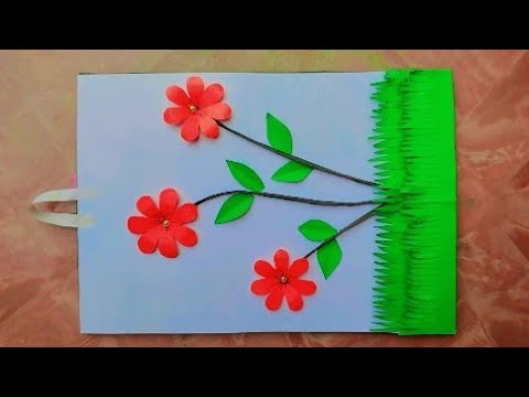 Diy Tree Style Paper Flower Wall Hanging / Paper Craft For Home Decoration/Tree WallMate/Wallhanging