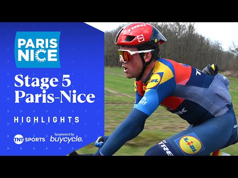 POWERING TO VICTORY 💪 | Men's Stage 5 Paris-Nice 2025 Race Highlights | TNT Sports Cycling