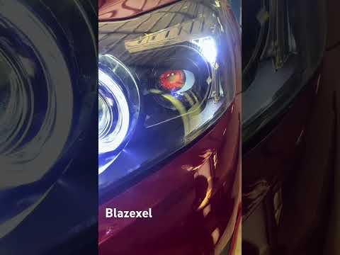 Synced devil eyes light for car & Motorcycle |Blazexel #car #motor #carmodification #carlights