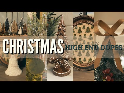 7 High End Christmas Dupes | Look for Less DIYs for Stunning Holiday Decor