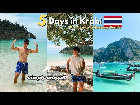 KRABI THAILAND travel vlog🇹🇭: 5 days at Koh Lanta & Aonang (snorkeling, island hopping & thai food!)