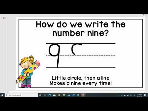 How To Write The Number 9