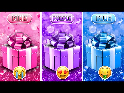 Choose Your Gift...! 💗💜💙 Pink, Purple or BlueEdition | How Lucky Are You? 😱 Quiz Zone