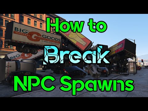 How to Break NPC Spawns - GTA Online