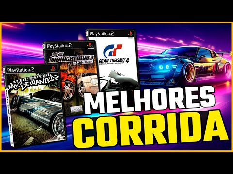 MELHORES JOGOS de CORRIDA DO PLAYSTATION 2