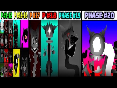 Phase 1 VS Phase 2 VS Phase 3 - 4 VS Phase 5 VS Phase 6 VS Phase 7-15-20 in Incredibox Sprunki !!