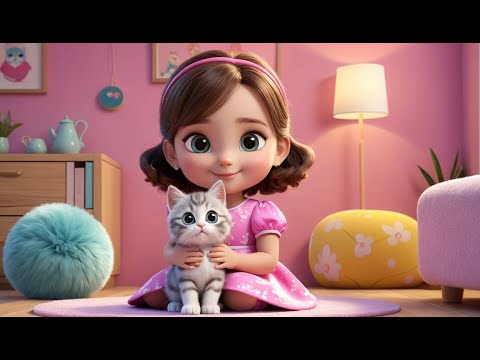 Emma Had a Tiny Cat Rhyme Song | Popular Nursery Rhyme | Educational Kids Songs