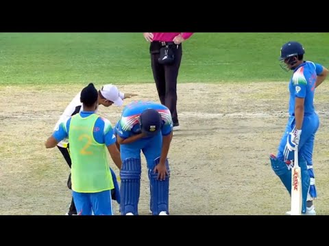 Rohit Sharma got panic after something stuck on his mouth while batting, Ind vs NZ Champions Trophy