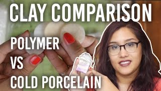 Clay Comparison: Polymer vs Cold Porcelain